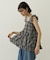 PLAID TIERED TOP
