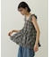 PLAID TIERED TOP