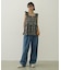 PLAID TIERED TOP