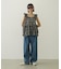 PLAID TIERED TOP