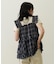 PLAID TIERED TOP
