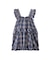 PLAID TIERED TOP