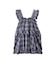 PLAID TIERED TOP