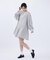 PLEATED HEM DRESS