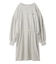 WEST DRAWSTIRNG SWEAT DRESS