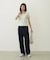STRIPED SQUARE HALTER NECK TOP