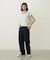 STRIPED SQUARE HALTER NECK TOP