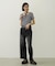 STRIPED SQUARE HALTER NECK TOP