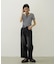 STRIPED SQUARE HALTER NECK TOP