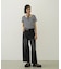 STRIPED SQUARE HALTER NECK TOP