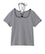 STRIPED SQUARE HALTER NECK TOP