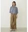 COLOR STITCH WIDE S/S TOP