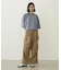 COLOR STITCH WIDE S/S TOP