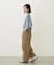 COLOR STITCH WIDE S/S TOP