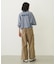 COLOR STITCH WIDE S/S TOP