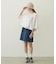 COLOR STITCH WIDE S/S TOP
