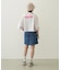 COLOR STITCH WIDE S/S TOP