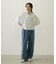 COLOR STITCH WIDE S/S TOP