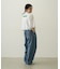 COLOR STITCH WIDE S/S TOP
