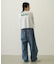 COLOR STITCH WIDE S/S TOP