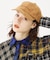 FAUX SUEDE CAP