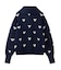 HEART JACQUARD KNIT TOP