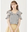 GINGHAM RUFFLE TOP
