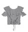 GINGHAM RUFFLE TOP
