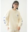 PRINTED SLEEVE SWEAT TOP