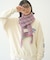 PRINTED SLEEVE SWEAT TOP