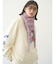 PRINTED SLEEVE SWEAT TOP