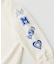 PRINTED SLEEVE SWEAT TOP