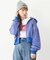 OVERLOCK STICHED ZIP UP HOODIE