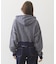 OVERLOCK STICHED ZIP UP HOODIE