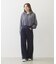 OVERLOCK STICHED ZIP UP HOODIE