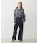 OVERLOCK STICHED ZIP UP HOODIE