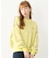 OVERLOCK STICHED SWEAT TOP