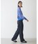 OVERLOCK STICHED SWEAT TOP