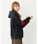 LOVE HEART ELBOW SWEAT HOODIE