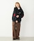 LOVE HEART ELBOW SWEAT HOODIE