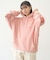 LOVE HEART ELBOW SWEAT HOODIE