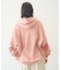 LOVE HEART ELBOW SWEAT HOODIE