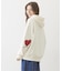 LOVE HEART ELBOW SWEAT HOODIE