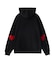 LOVE HEART ELBOW SWEAT HOODIE