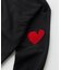 LOVE HEART ELBOW SWEAT HOODIE