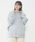 EMBROIDERD FLOWER SWEAT HOODIE