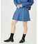 BOX PLEAT MINI SKIRT