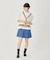 BOX PLEAT MINI SKIRT