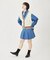 BOX PLEAT MINI SKIRT