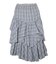 PLAID TIERED SKIRT